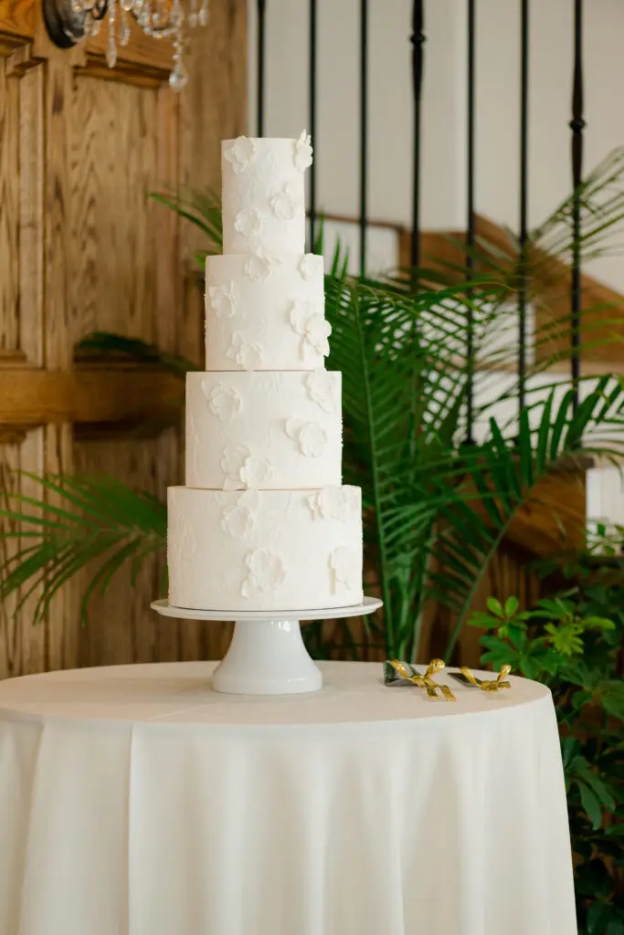 Wedding cake at Northridge Valley Event Center, Utah, Sweet E's Bakery