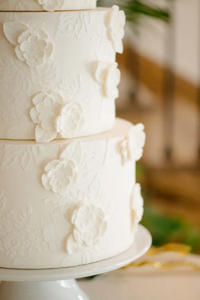 Wedding cake at Northridge Valley Event Center, Utah, Sweet E's Bakery